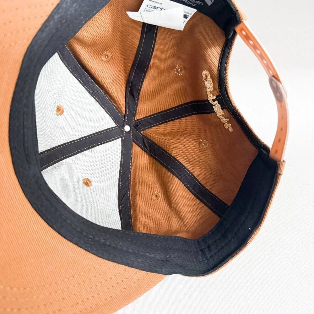 Carhartt Beige Brown Baseball Cap NEW